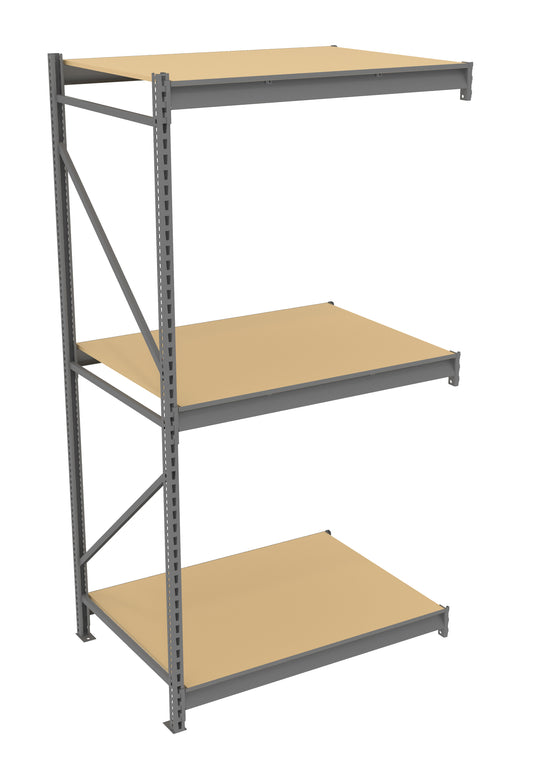 Tennsco BU-483696PA Bulk Storage Rack Adder Unit With Particleboard Decking