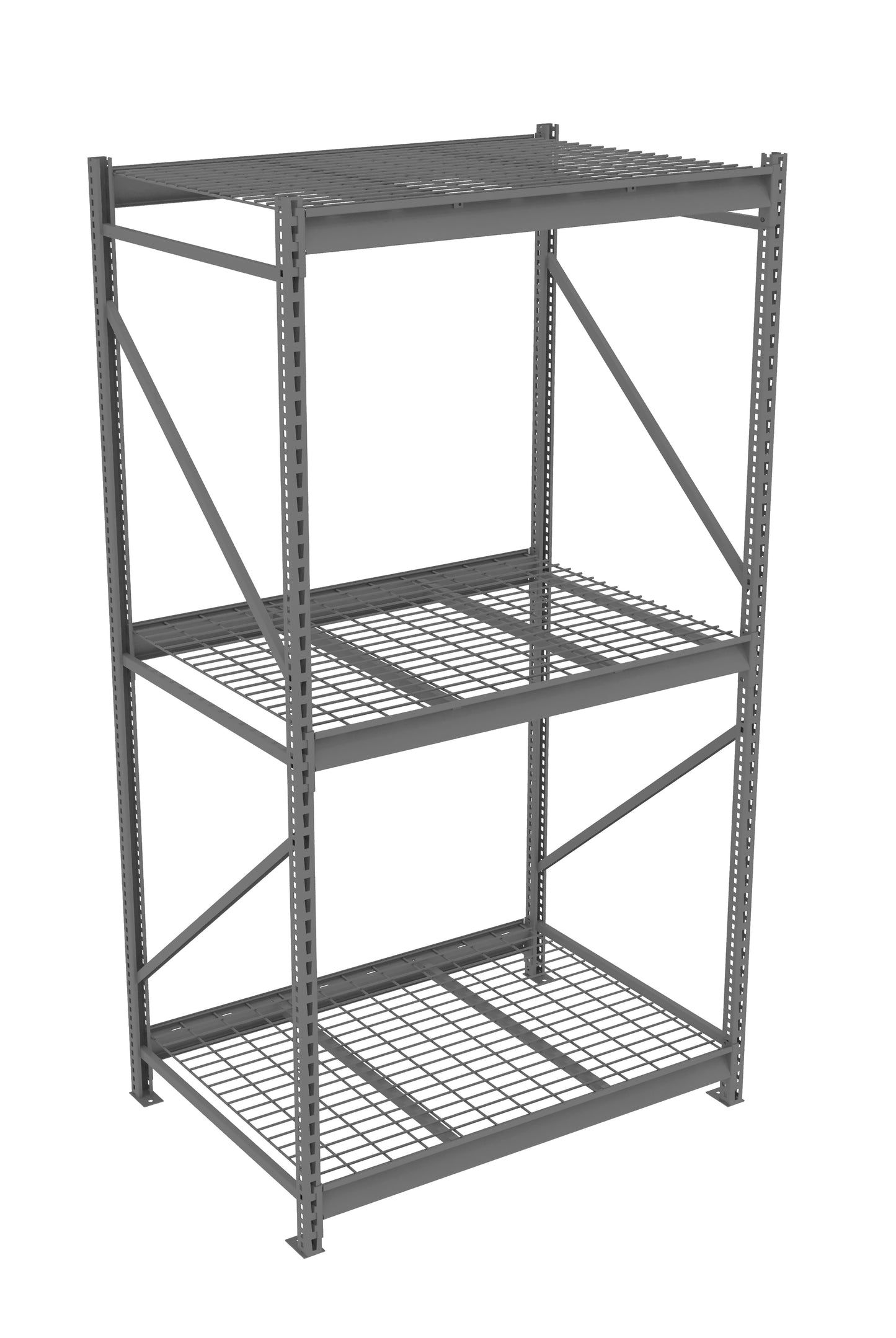 Tennsco BU-483696WS Bulk Storage Rack Starter Unit With Wire Decking