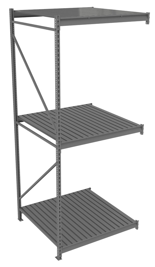 Tennsco BU-4848120CA Bulk Storage Rack Adder Unit With Corrugated Decking