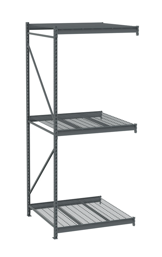Tennsco BU-4848120WA Bulk Storage Rack Adder Unit With Wire Decking