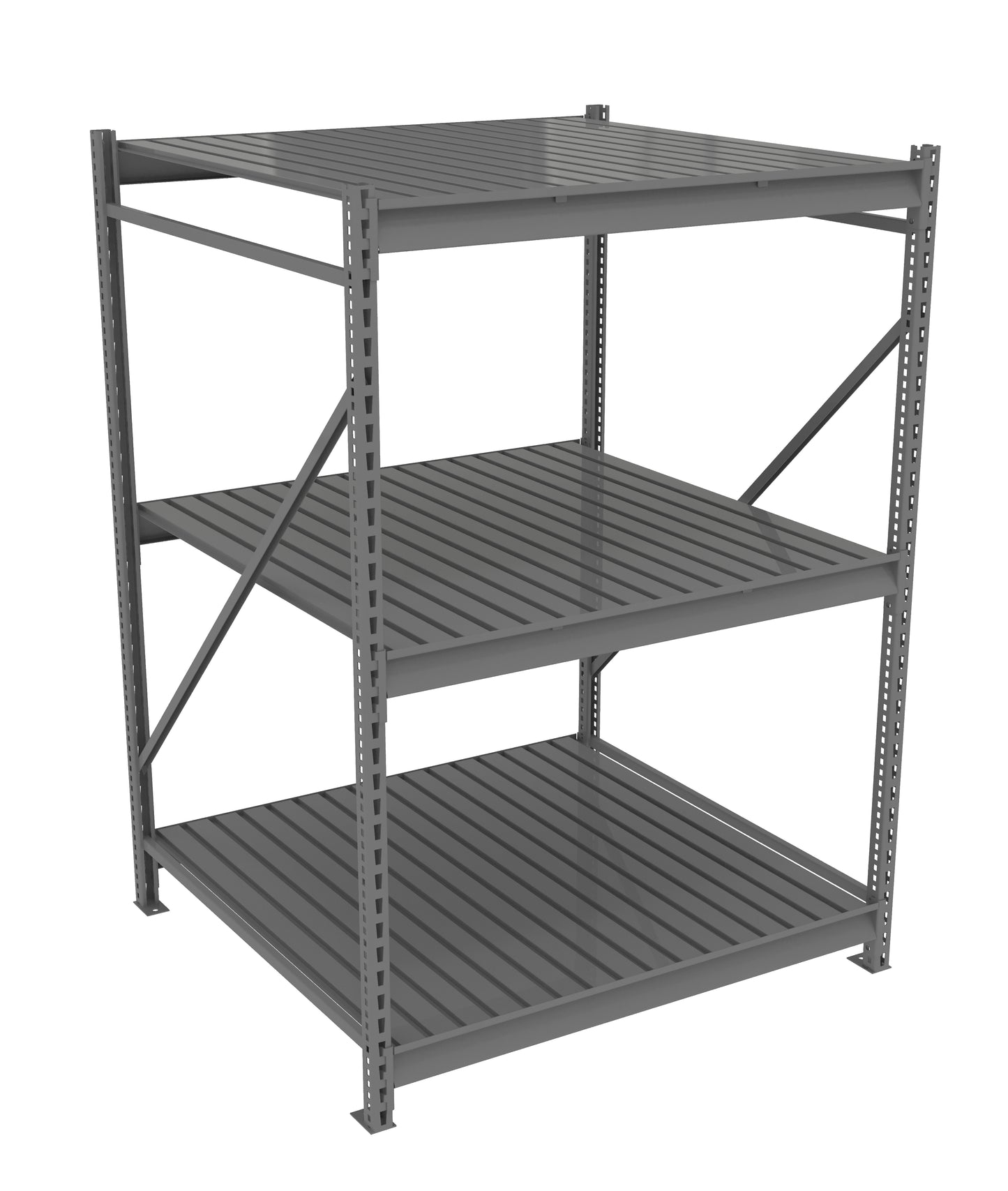 Tennsco BU-484872CS Bulk Storage Rack Starter Unit With Corrugated Decking