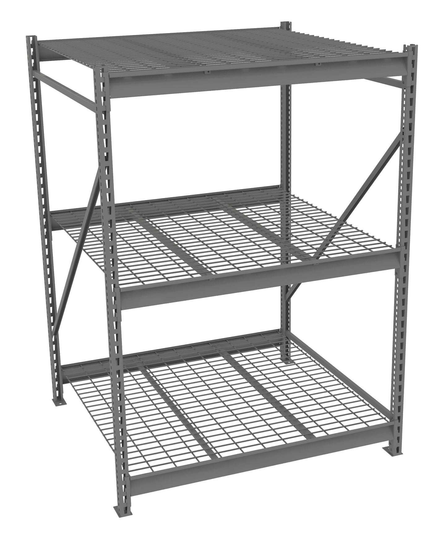 Tennsco BU-484872WS Bulk Storage Rack Starter Unit With Wire Decking