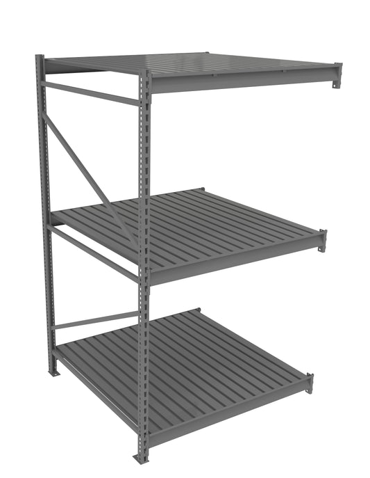 Tennsco BU-484884CA Bulk Storage Rack Adder Unit With Corrugated Decking
