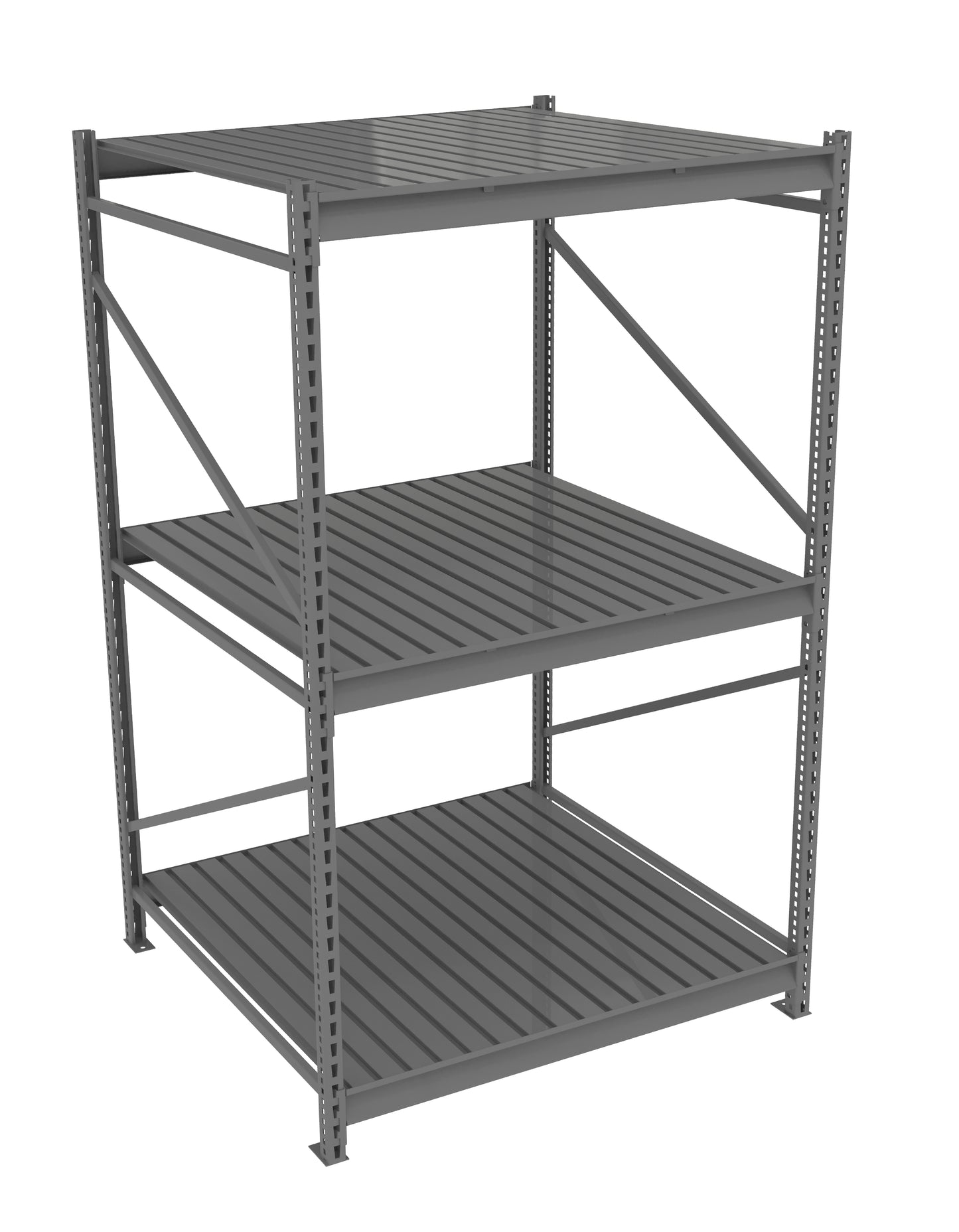 Tennsco BU-484884CS Bulk Storage Rack Starter Unit With Corrugated Decking