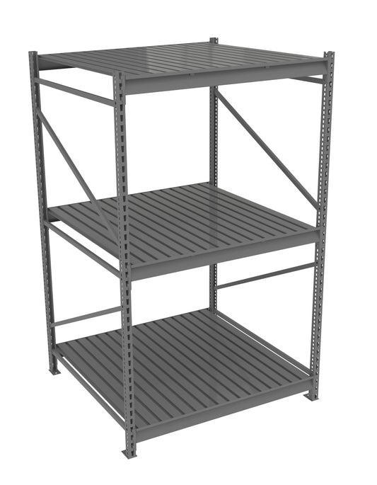 Tennsco BU-484884CS Bulk Storage Rack Starter Unit With Corrugated Decking
