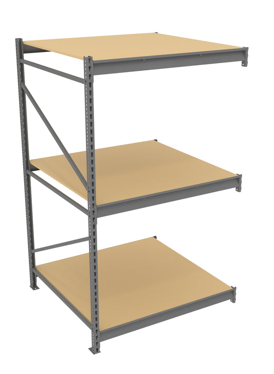 Tennsco BU-484884PA Bulk Storage Rack Adder Unit With Particleboard Decking