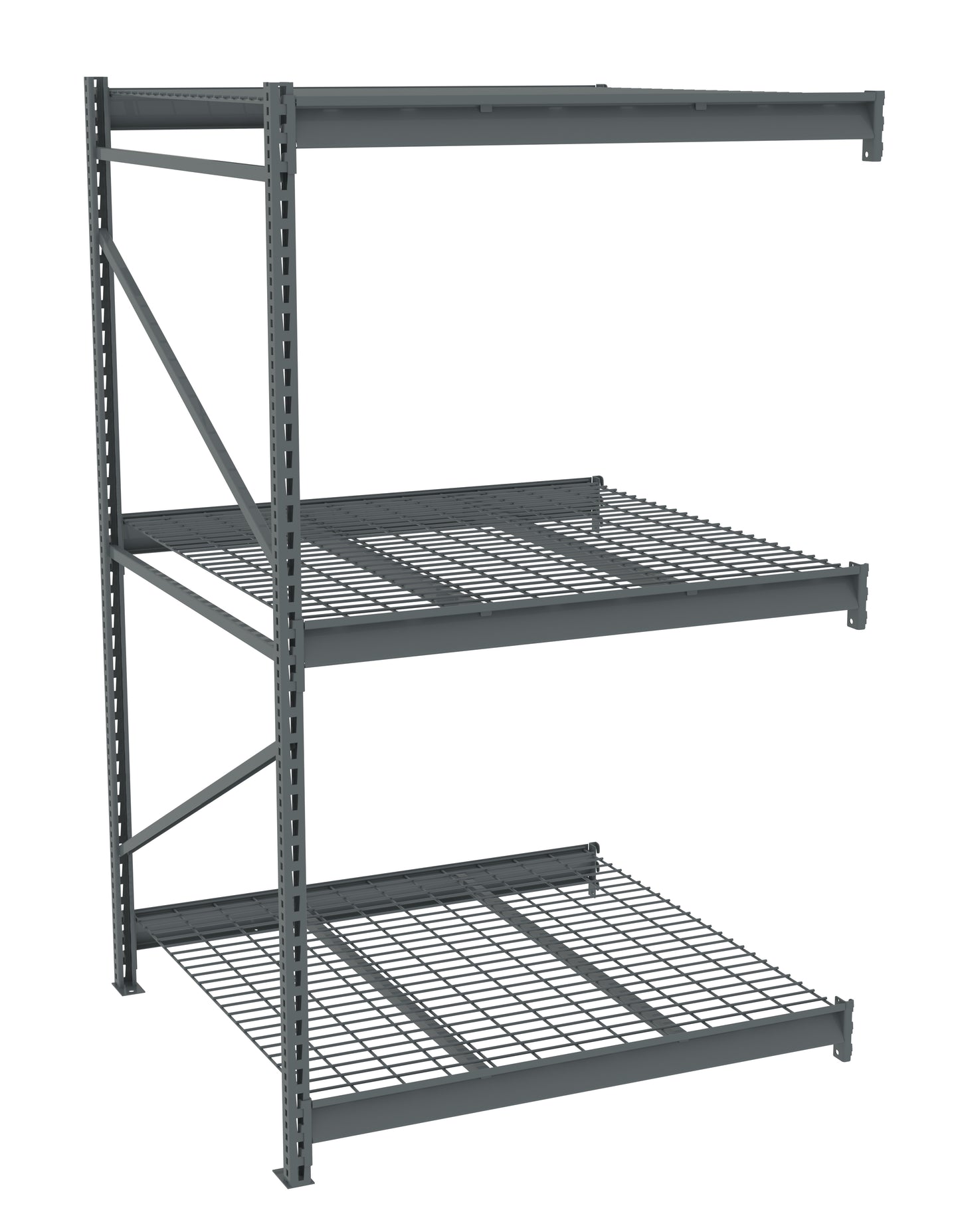 Tennsco BU-484884WA Bulk Storage Rack Adder Unit With Wire Decking