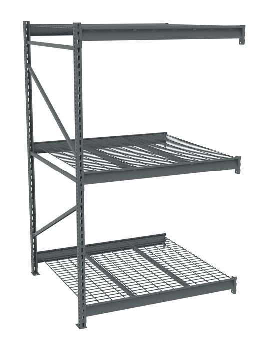 Tennsco BU-484884WA Bulk Storage Rack Adder Unit With Wire Decking