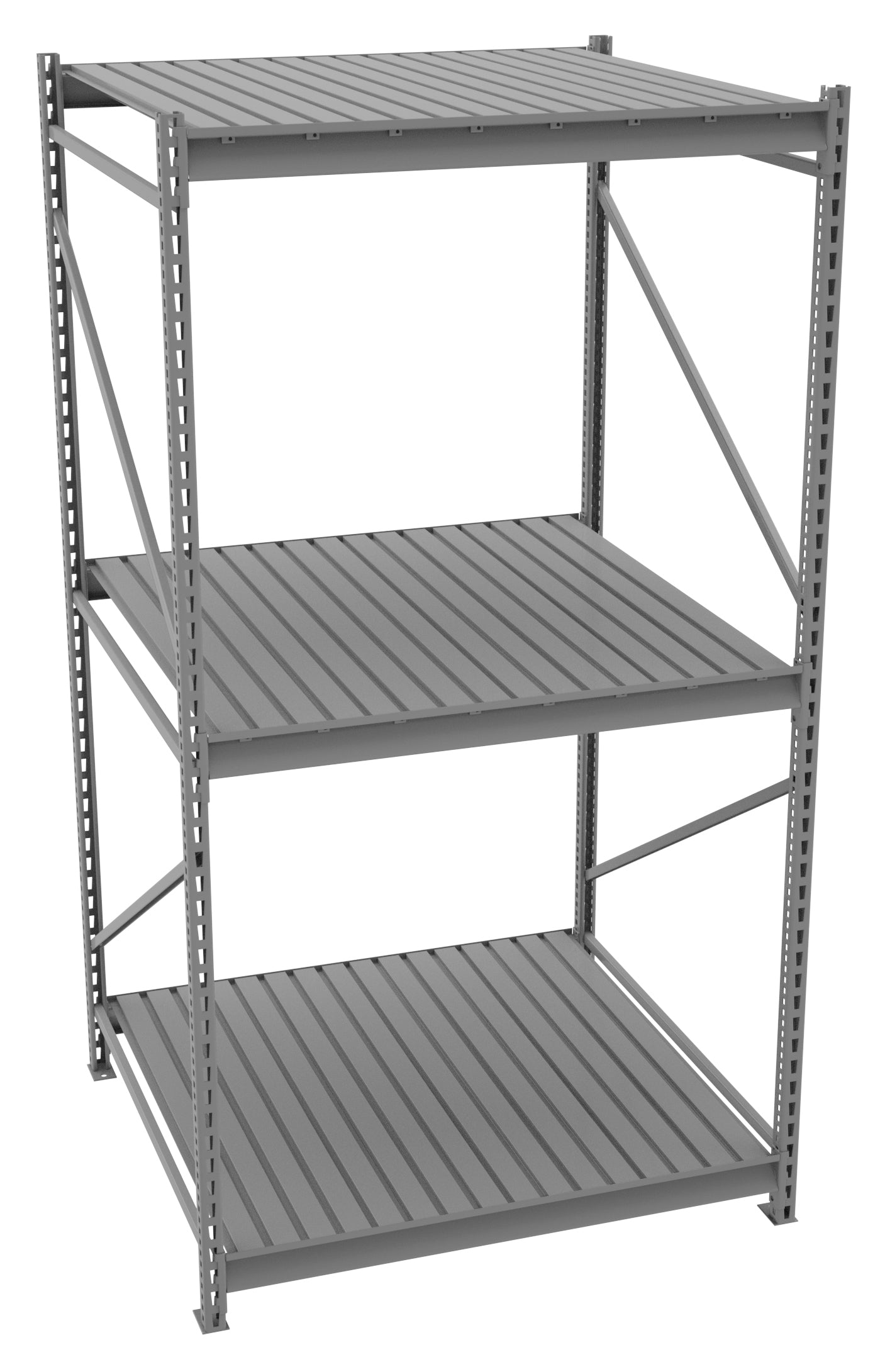 Tennsco BU-484896CS Bulk Storage Rack Starter Unit With Corrugated Decking
