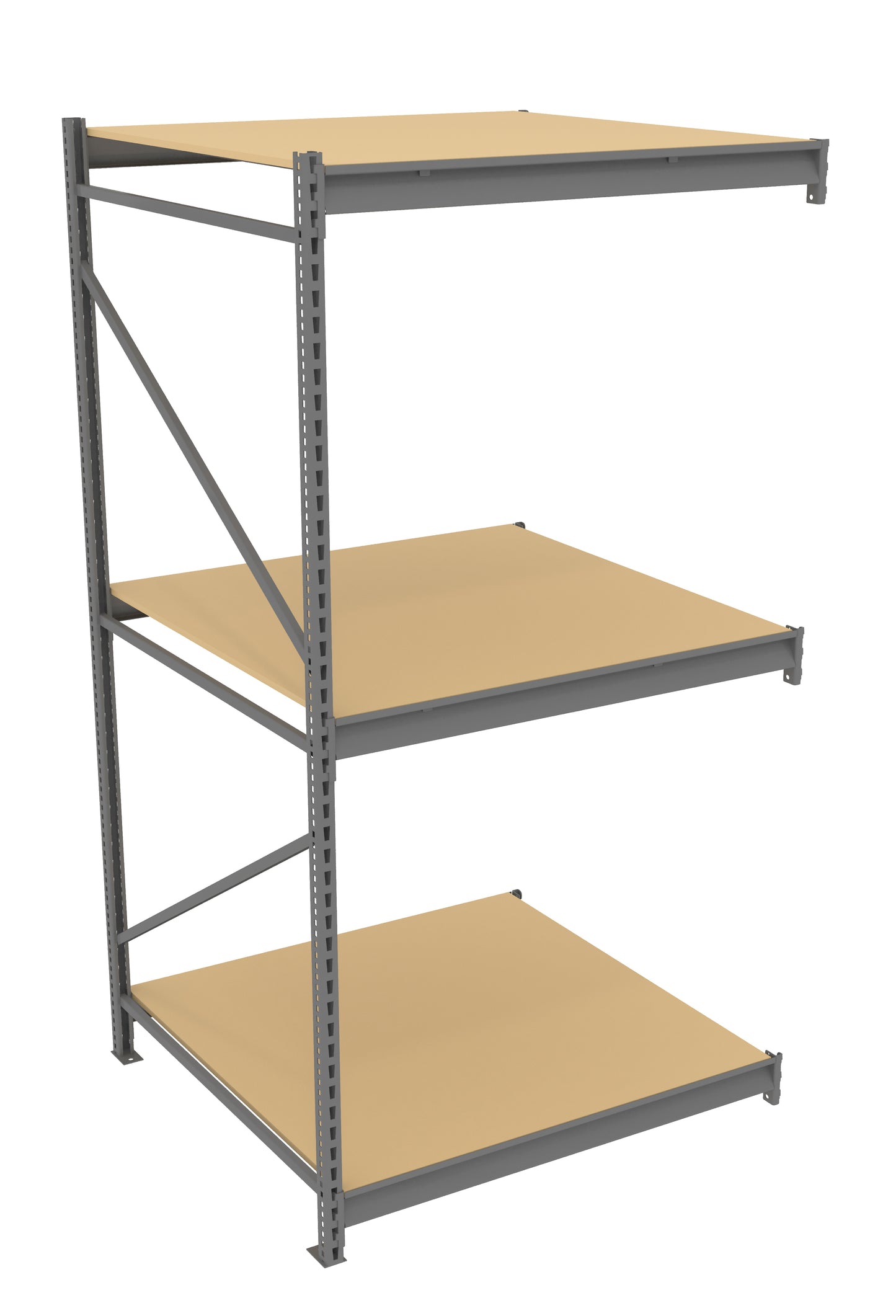 Tennsco BU-484896PA Bulk Storage Rack Adder Unit With Particleboard Decking