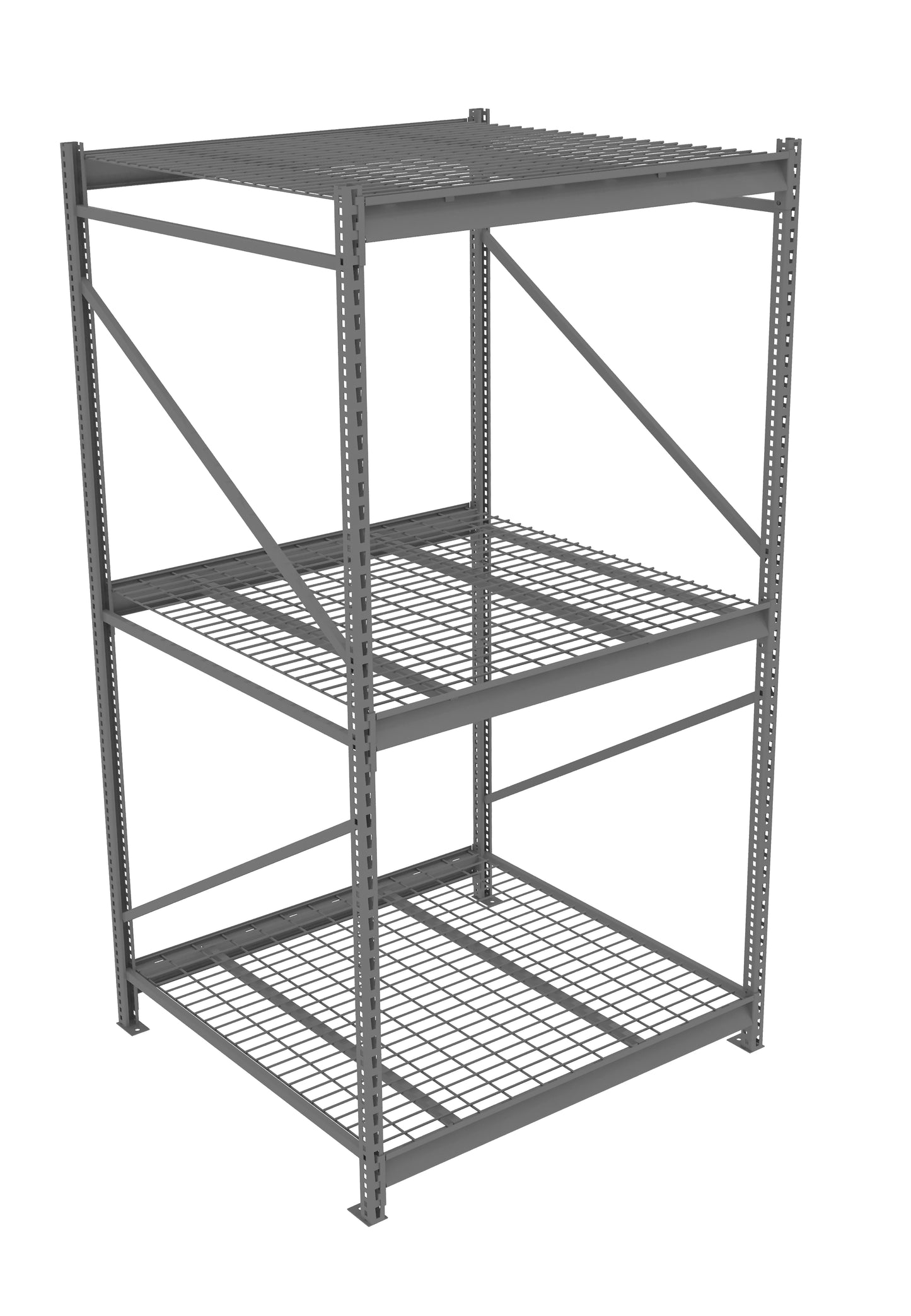 Tennsco BU-484896WS Bulk Storage Rack Starter Unit With Wire Decking