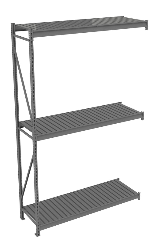 Tennsco BU-7224120CA Bulk Storage Rack Adder Unit With Corrugated Decking