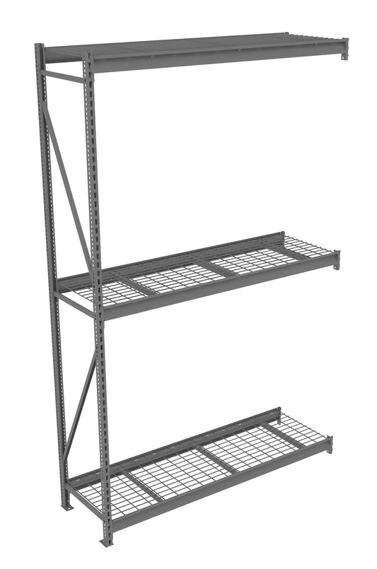 Tennsco BU-7224120WA Bulk Storage Rack Adder Unit With Wire Decking