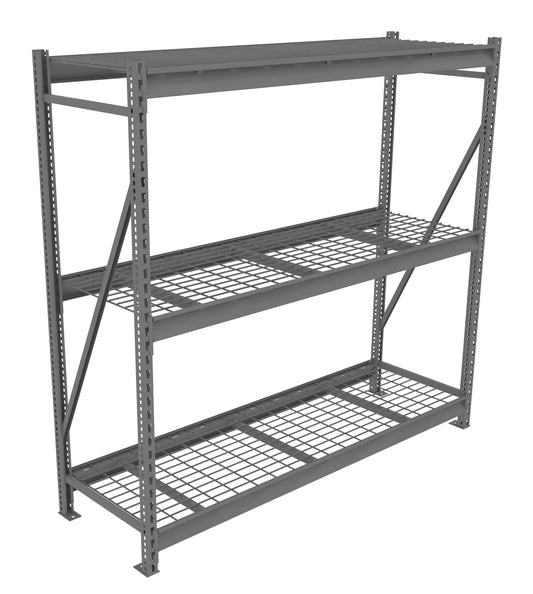 Tennsco BU-722472WS Bulk Storage Rack Starter Unit With Wire Decking