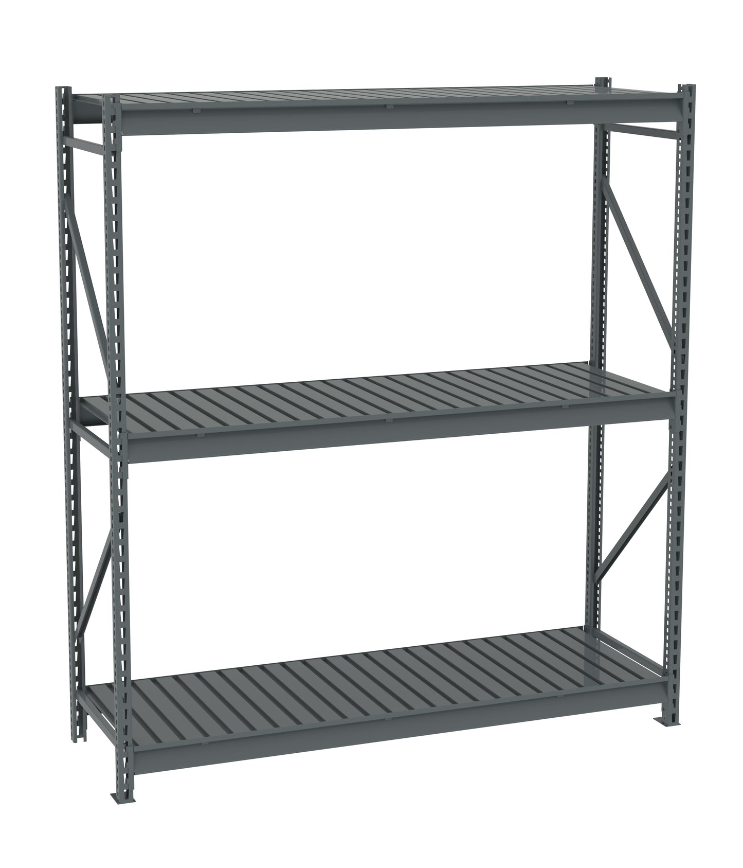 Tennsco BU-722484CS Bulk Storage Rack Starter Unit With Corrugated Decking
