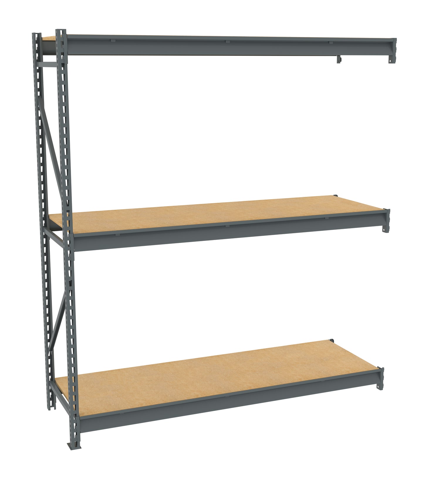 Tennsco BU-722484PA Bulk Storage Rack Adder Unit With Particleboard Decking
