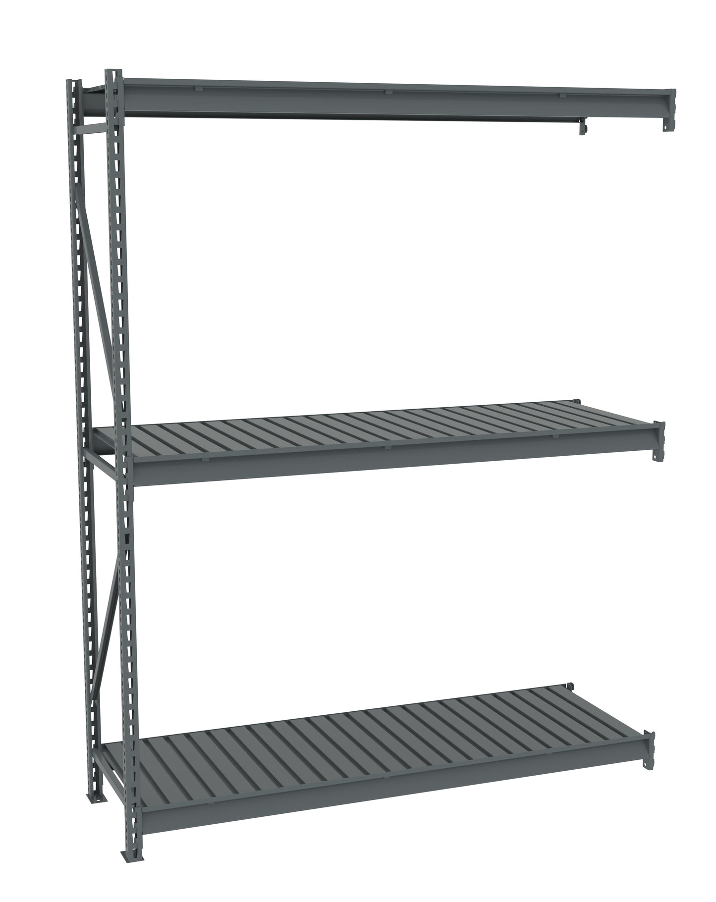 Tennsco BU-722496CA Bulk Storage Rack Adder Unit With Corrugated Decking