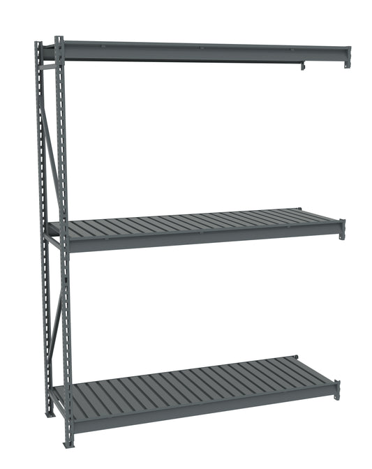 Tennsco BU-722496CA Bulk Storage Rack Adder Unit With Corrugated Decking