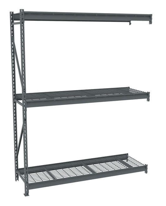 Tennsco BU-722496WA Bulk Storage Rack Adder Unit With Wire Decking