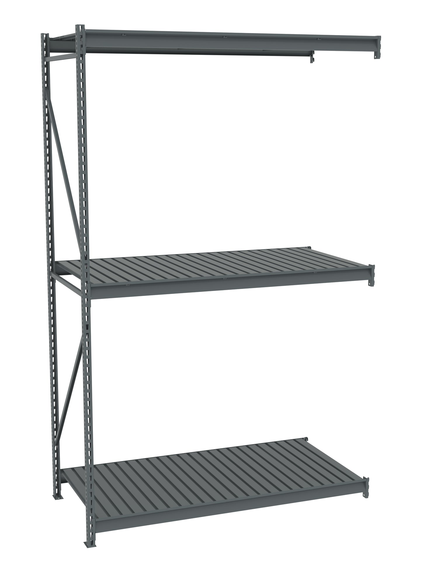 Tennsco BU-7236120CA Bulk Storage Rack Adder Unit With Corrugated Decking