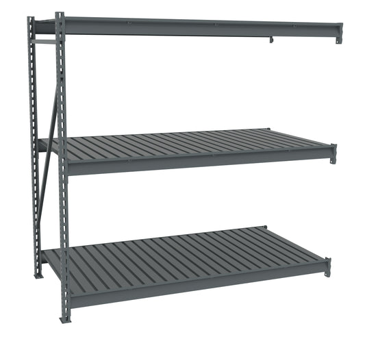 Tennsco BU-723672CA Bulk Storage Rack Adder Unit With Corrugated Decking