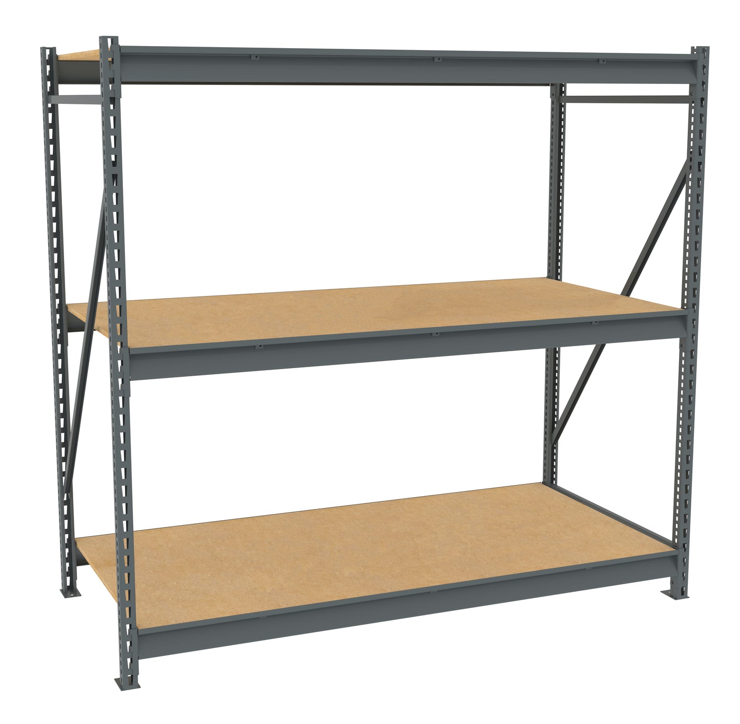 Tennsco BU-723672PS Bulk Storage Rack Starter Unit With Particleboard Decking