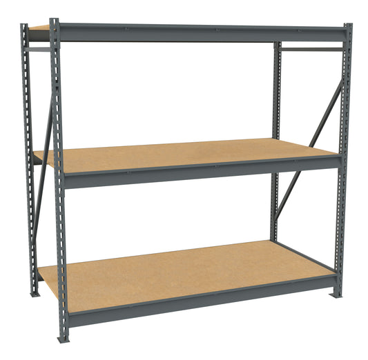 Tennsco BU-723672PS Bulk Storage Rack Starter Unit With Particleboard Decking