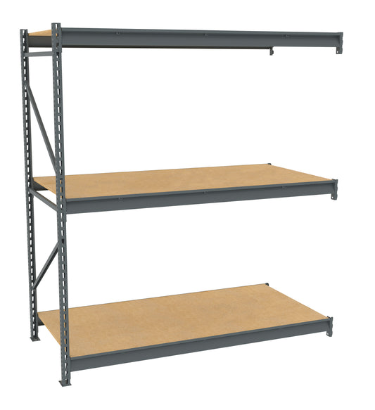 Tennsco BU-723684PA Bulk Storage Rack Adder Unit With Particleboard Decking