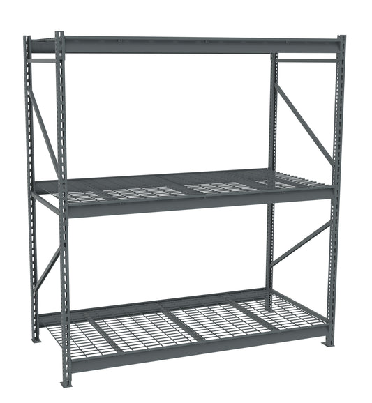 Tennsco BU-723684WS Bulk Storage Rack Starter Unit With Wire Decking