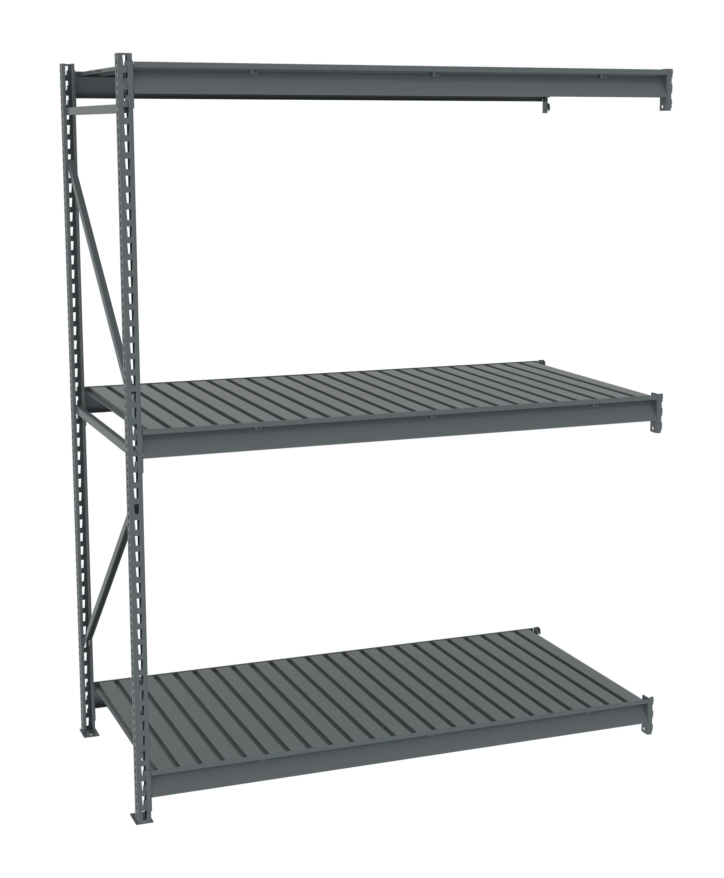 Tennsco BU-723696CA Bulk Storage Rack Adder Unit With Corrugated Decking