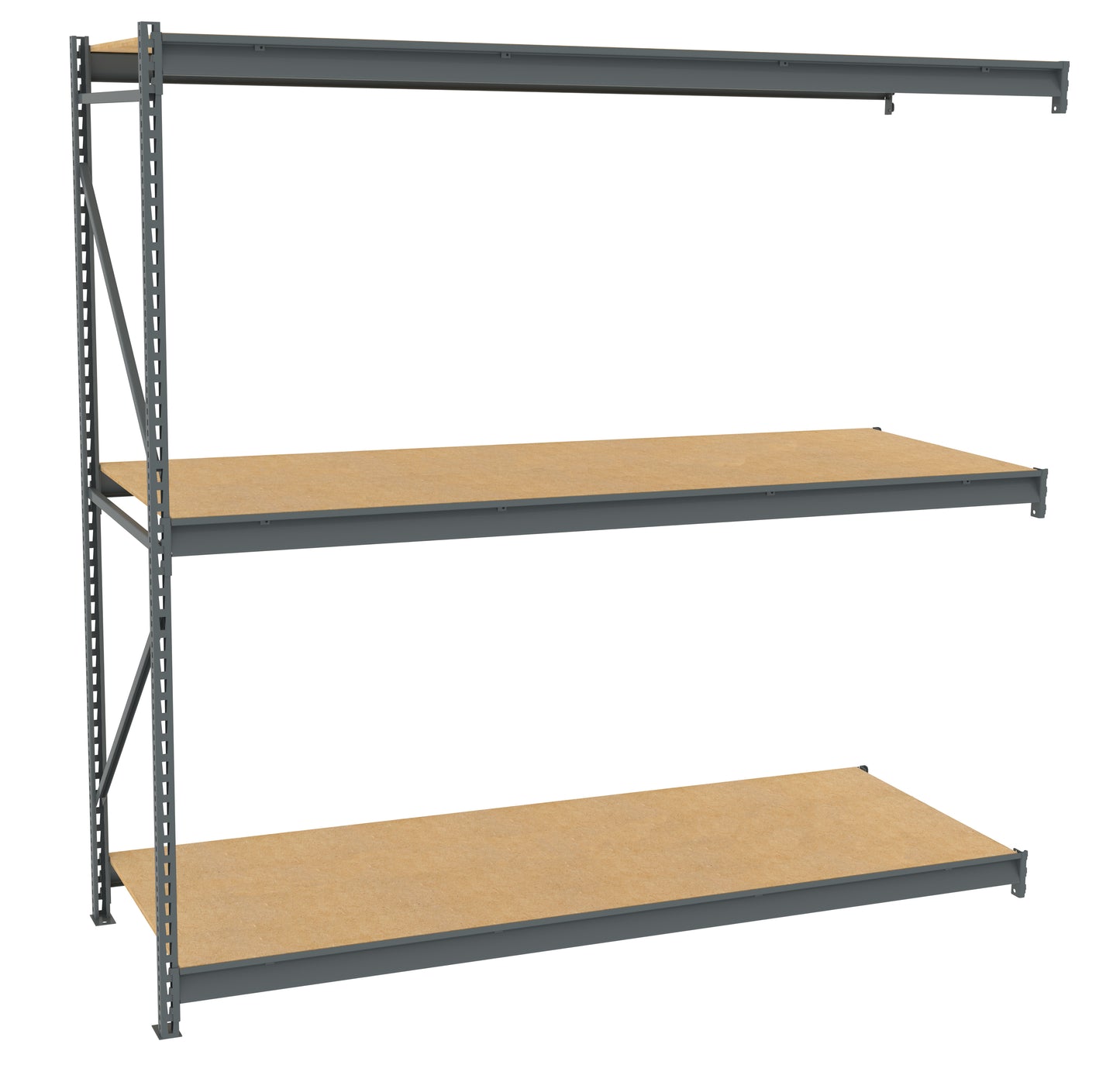 Tennsco BU-723696PA Bulk Storage Rack Adder Unit With Particleboard Decking