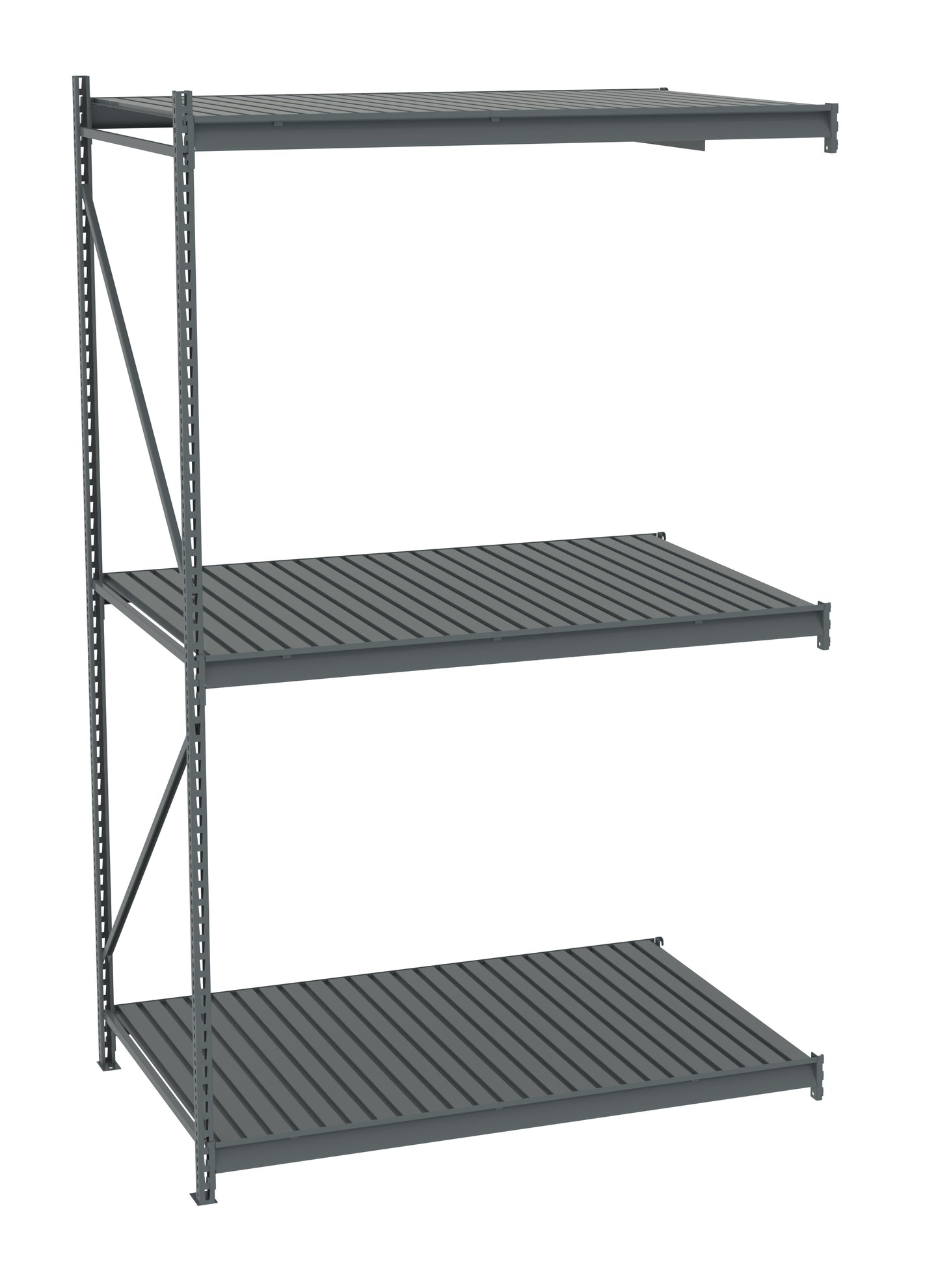Tennsco BU-7248120CA Bulk Storage Rack Adder Unit With Corrugated Decking