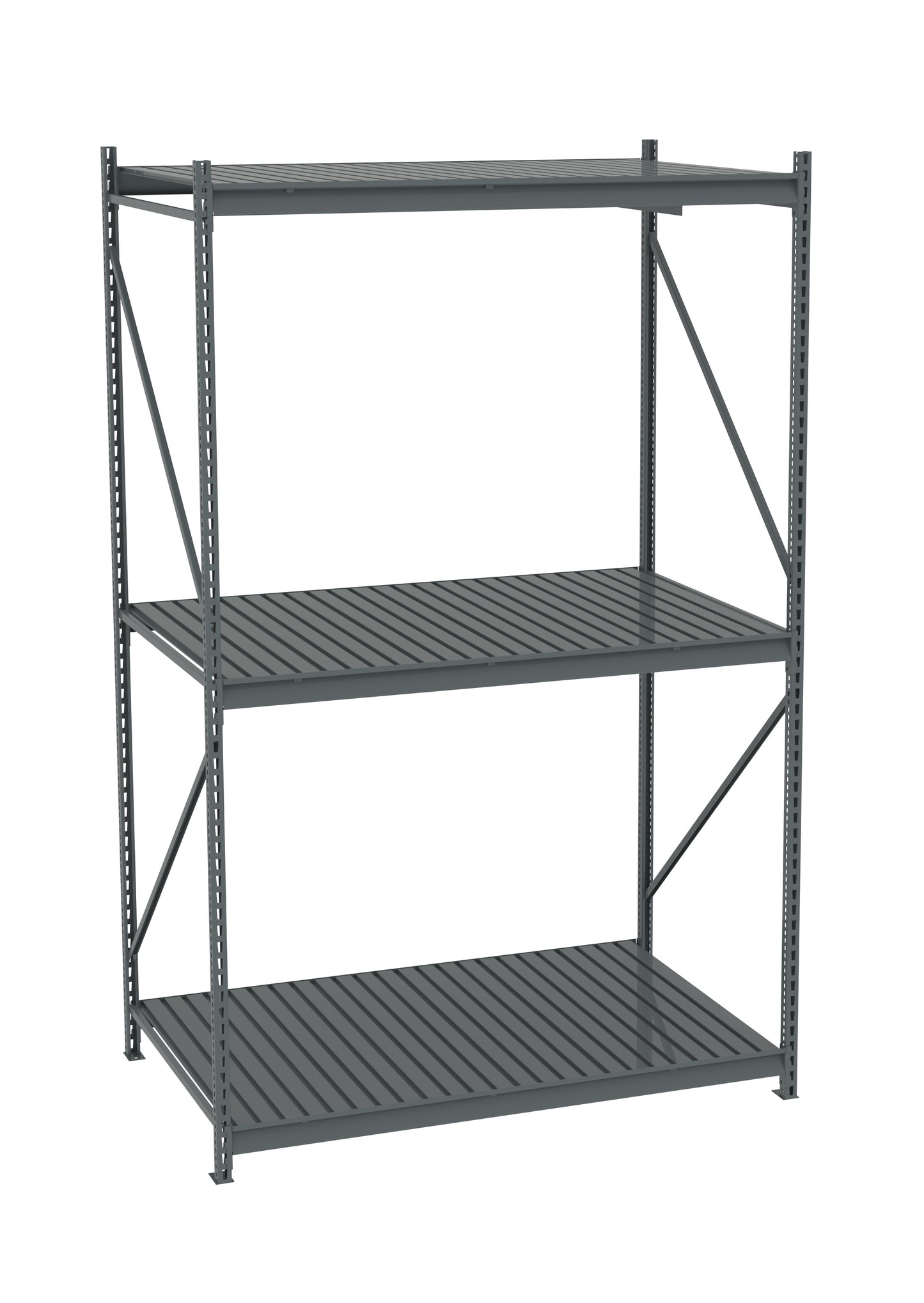 Tennsco BU-7248120CS Bulk Storage Rack Starter Unit With Corrugated Decking