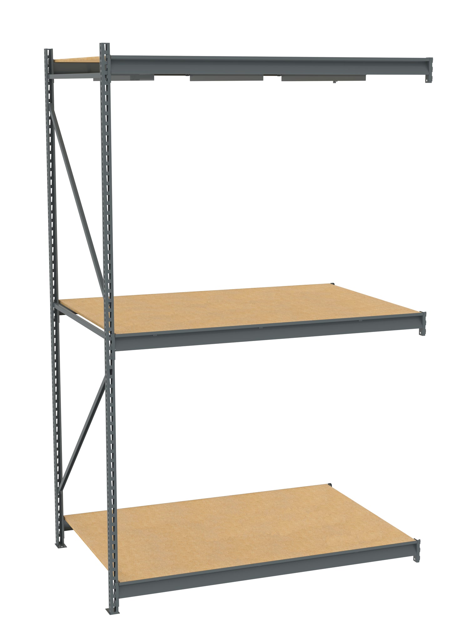 Tennsco BU-7248120PA Bulk Storage Rack Adder Unit With Particleboard Decking