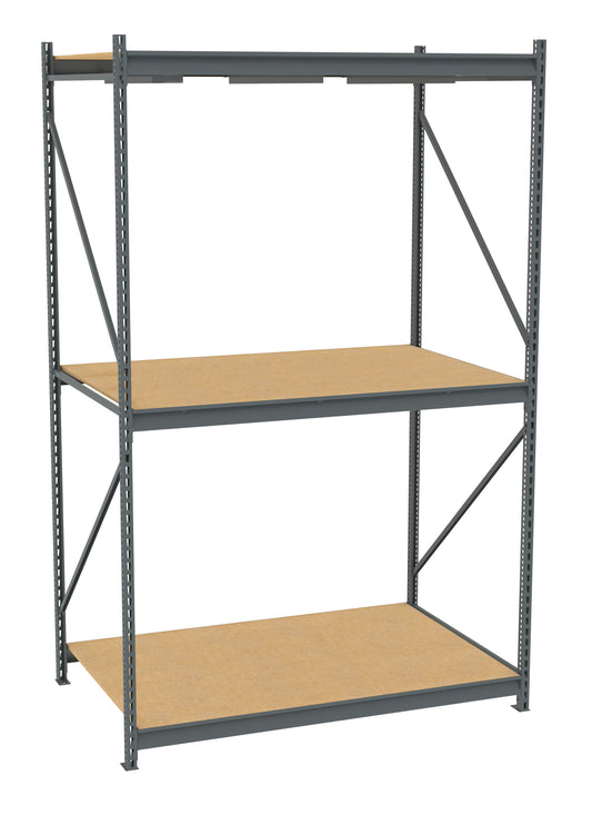 Tennsco BU-7248120PS Bulk Storage Rack Starter Unit With Particleboard Decking