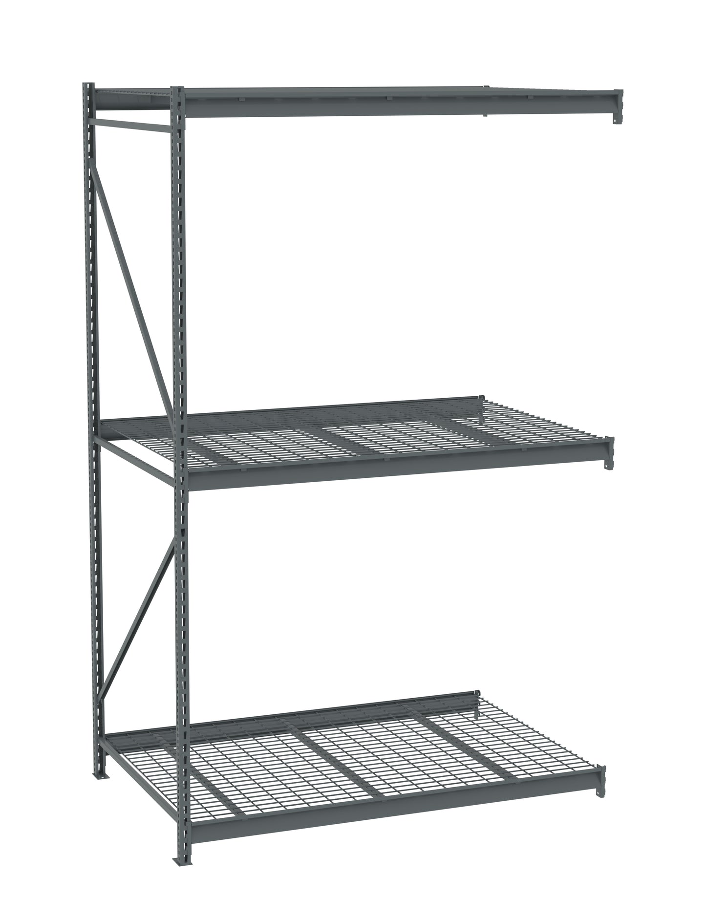 Tennsco BU-7248120WA Bulk Storage Rack Adder Unit With Wire Decking