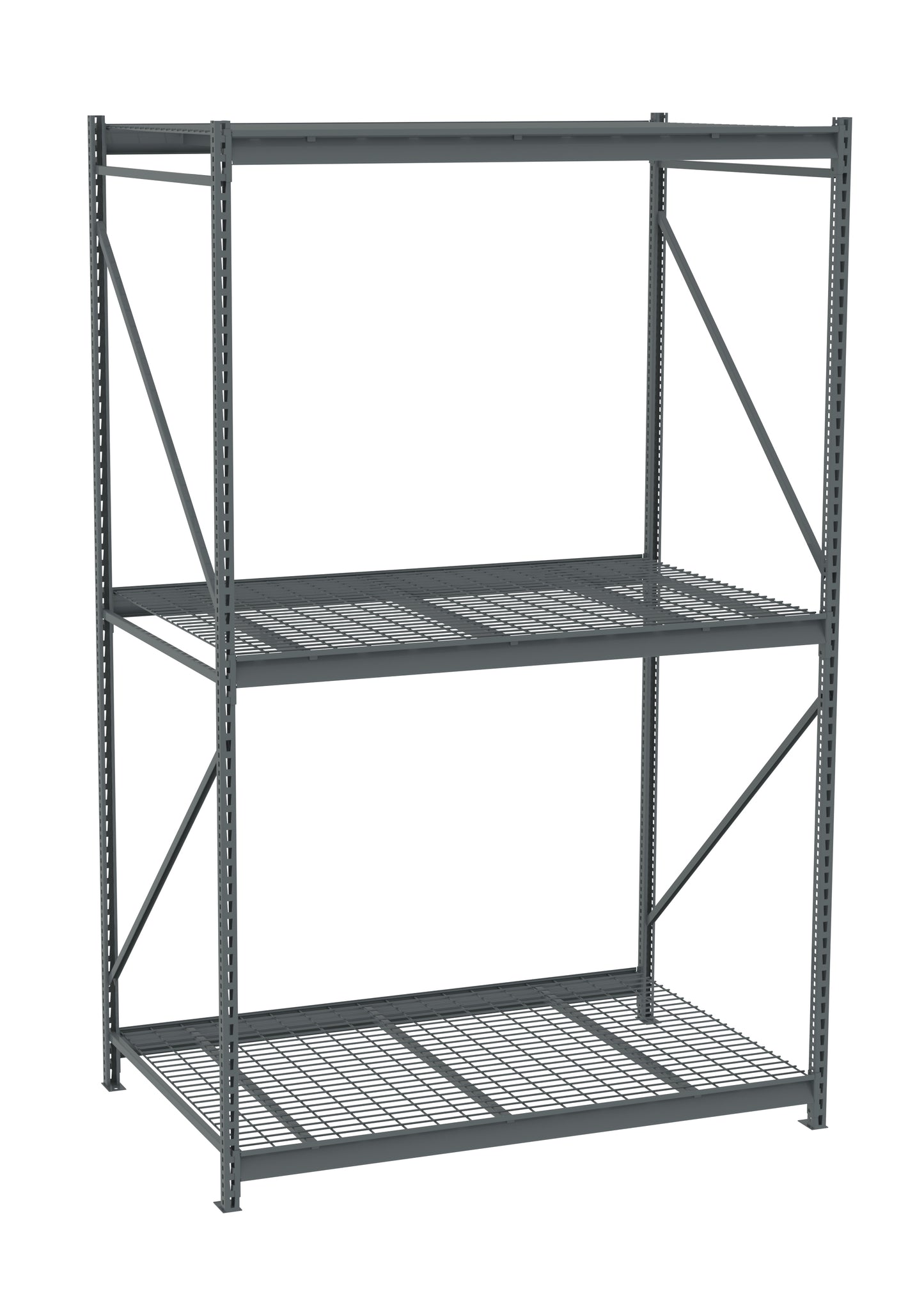 Tennsco BU-7248120WS Bulk Storage Rack Starter Unit With Wire Decking