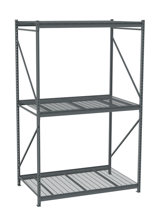 Tennsco BU-7248120WS Bulk Storage Rack Starter Unit With Wire Decking