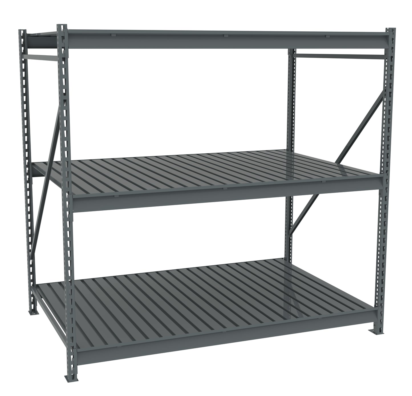 Tennsco BU-724872CS Bulk Storage Rack Starter Unit With Corrugated Decking