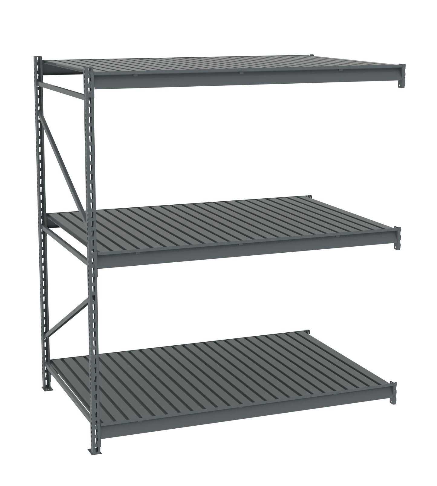 Tennsco BU-724884CA Bulk Storage Rack Adder Unit With Corrugated Decking