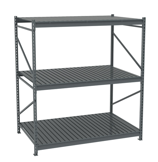 Tennsco BU-724884CS Bulk Storage Rack Starter Unit With Corrugated Decking