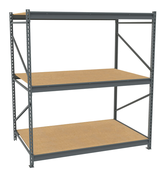 Tennsco BU-724884PS Bulk Storage Rack Starter Unit With Particleboard Decking