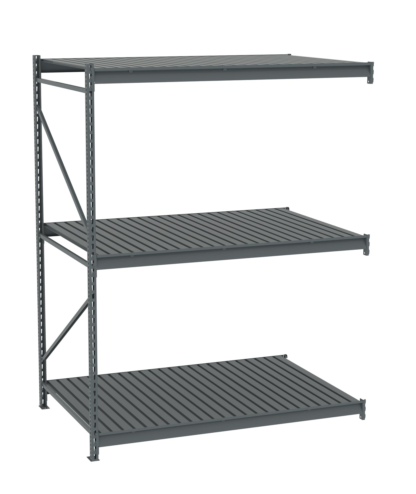 Tennsco BU-724896CA Bulk Storage Rack Adder Unit With Corrugated Decking