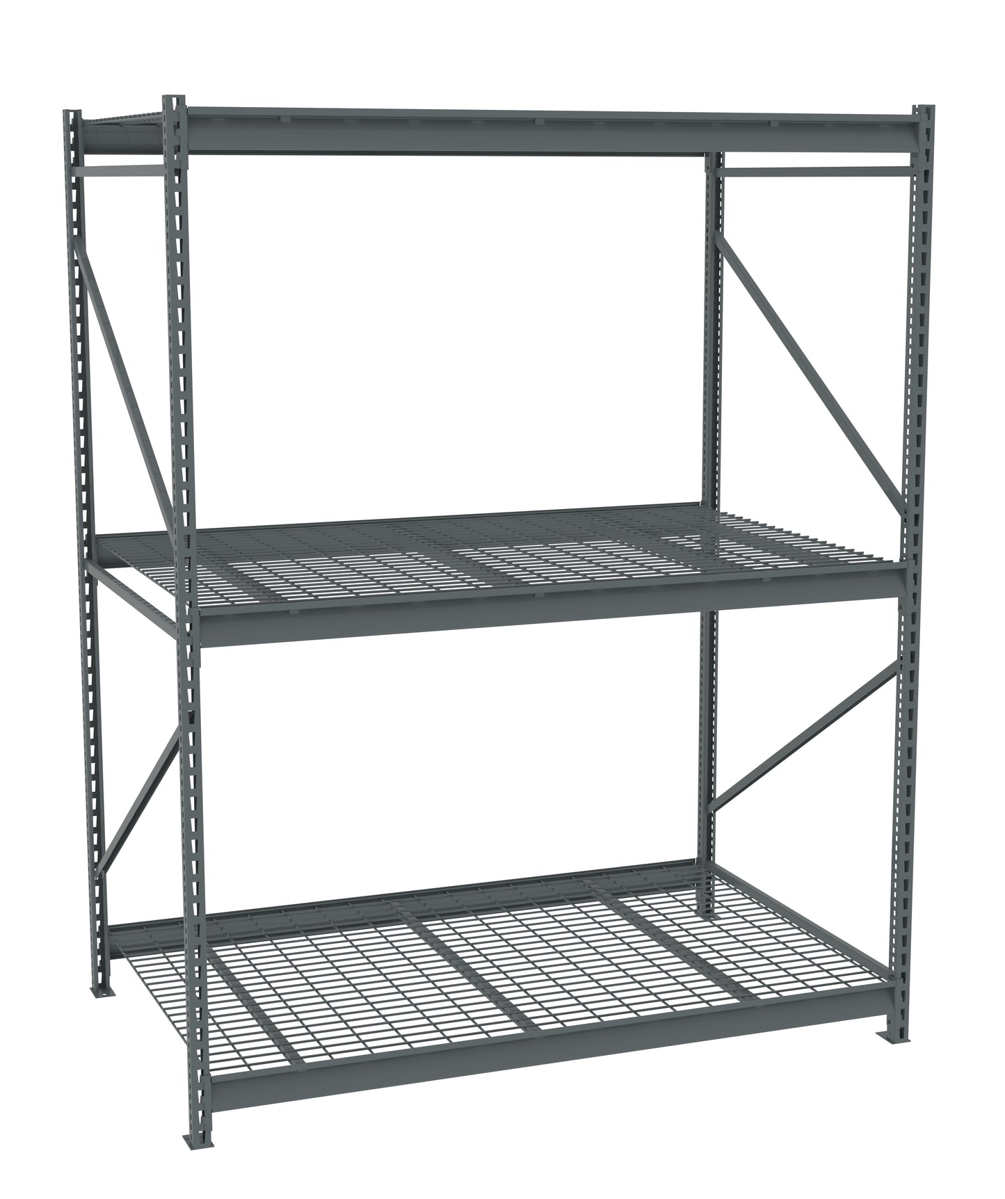 Tennsco BU-724896WS Bulk Storage Rack Starter Unit With Wire Decking