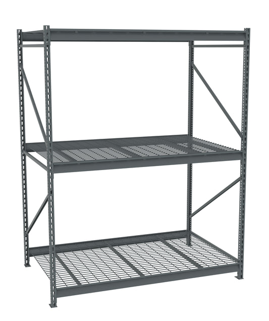 Tennsco BU-724896WS Bulk Storage Rack Starter Unit With Wire Decking