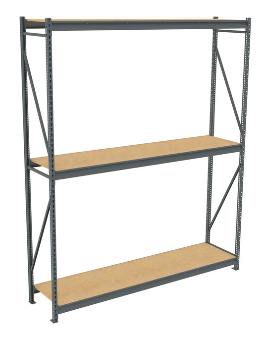 Tennsco BU-9624120PS Bulk Storage Rack Starter Unit With Particleboard Decking