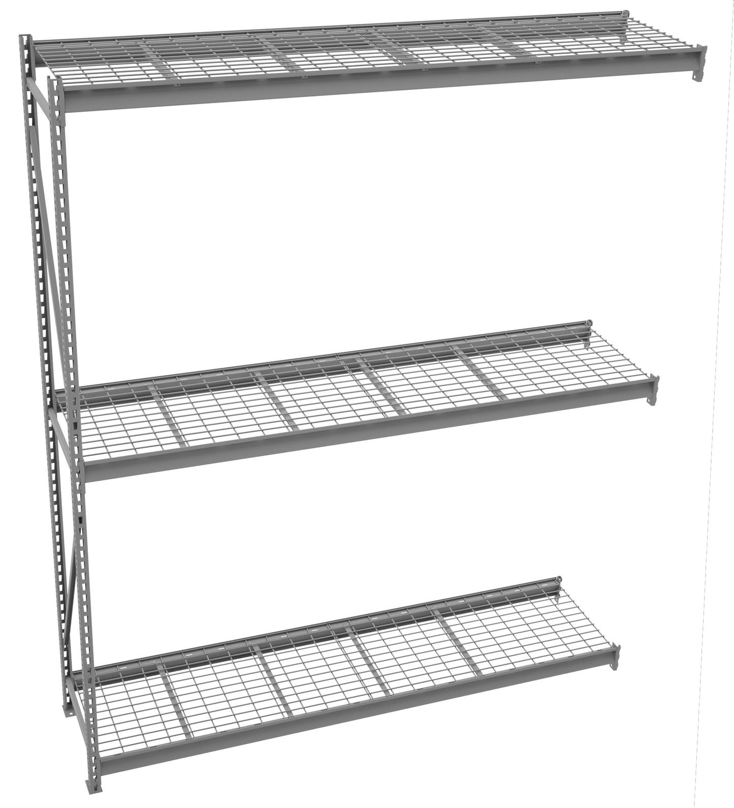 Tennsco BU-9624120WA Bulk Storage Rack Adder Unit With Wire Decking