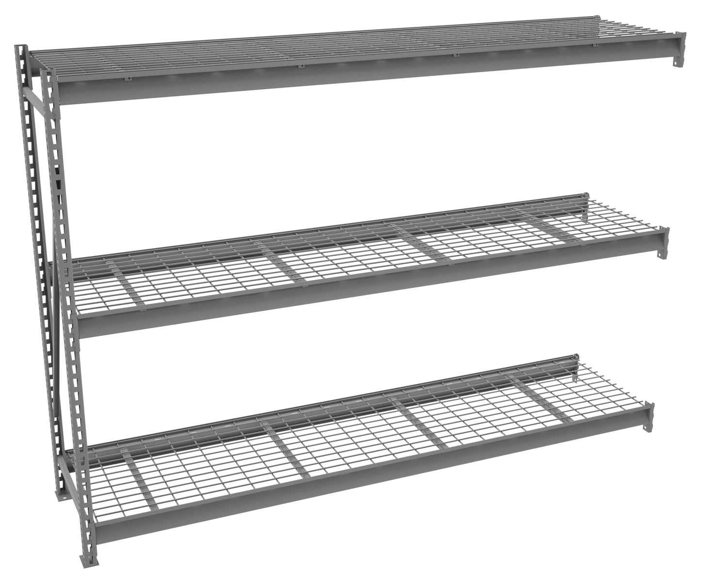 Tennsco BU-962472WA Bulk Storage Rack Adder Unit With Wire Decking