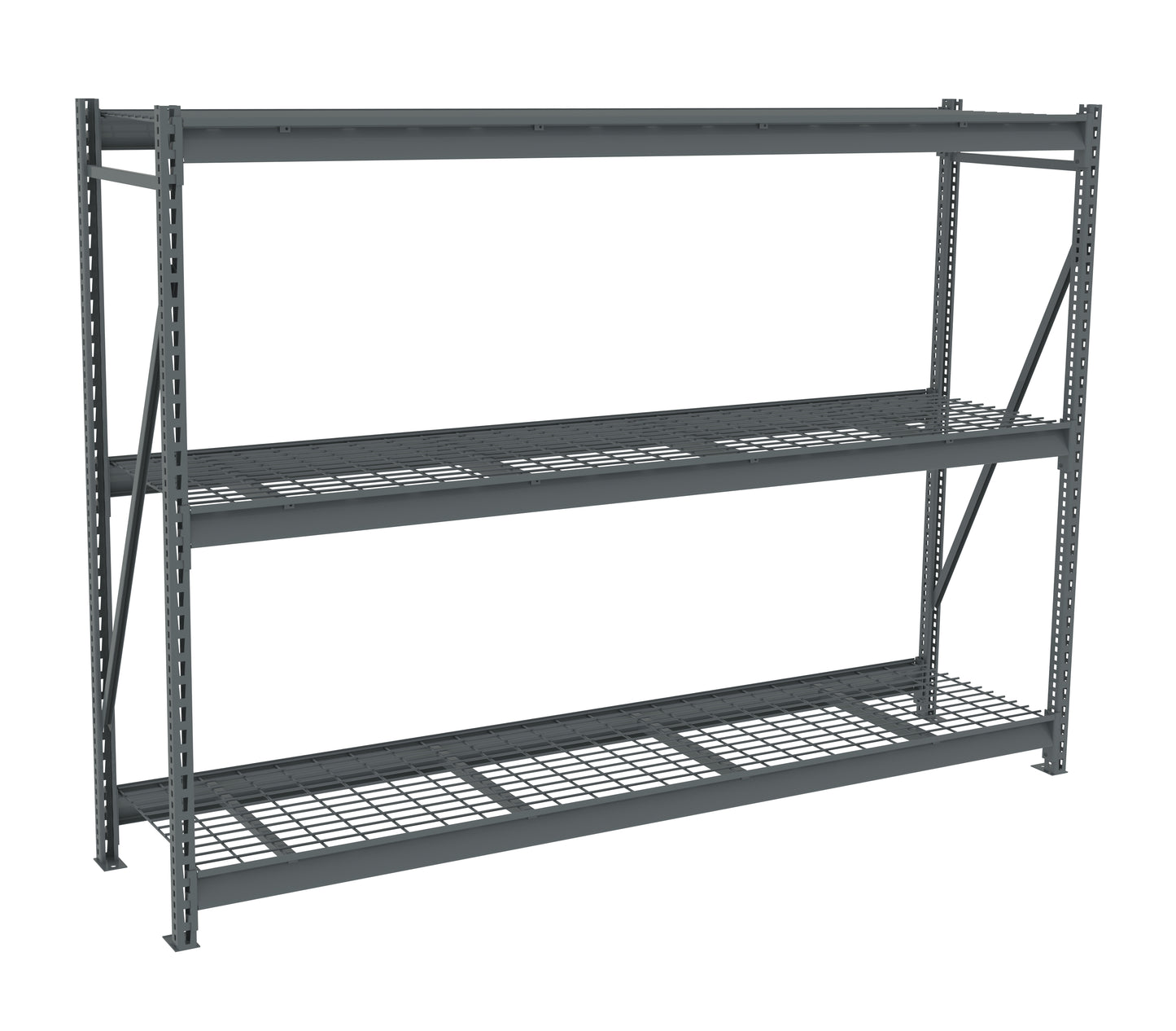Tennsco BU-962472WS Bulk Storage Rack Starter Unit With Wire Decking