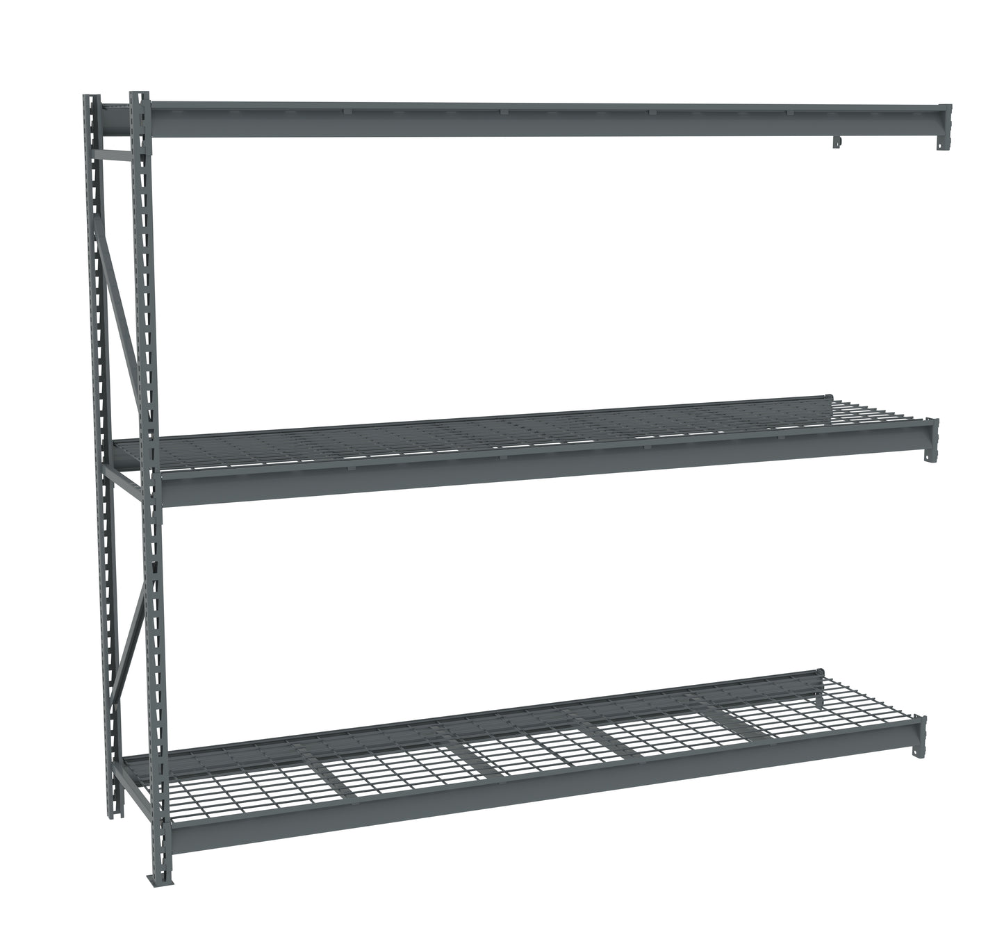 Tennsco BU-962484WA Bulk Storage Rack Adder Unit With Wire Decking